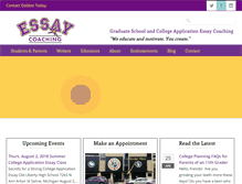 Tablet Screenshot of essaycoaching.com